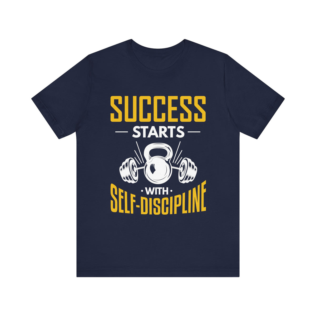 Le succès commence par le tee-shirt unisexe d’autodiscipline 