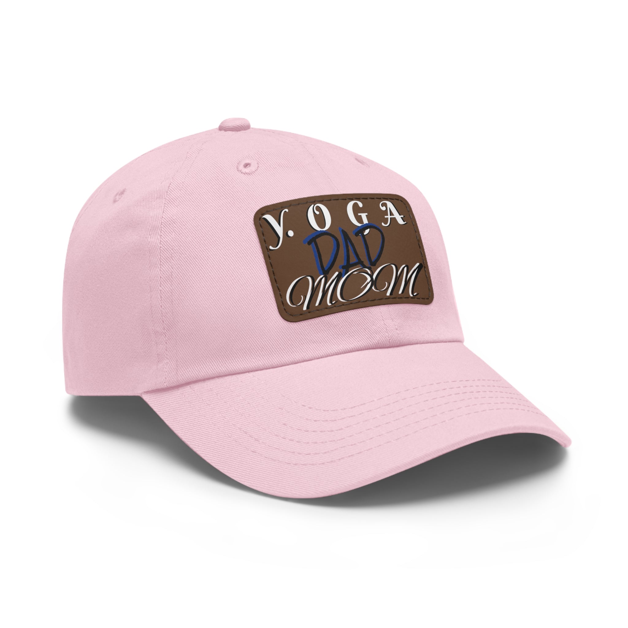 Yoga Dad Hat with Leather Patch