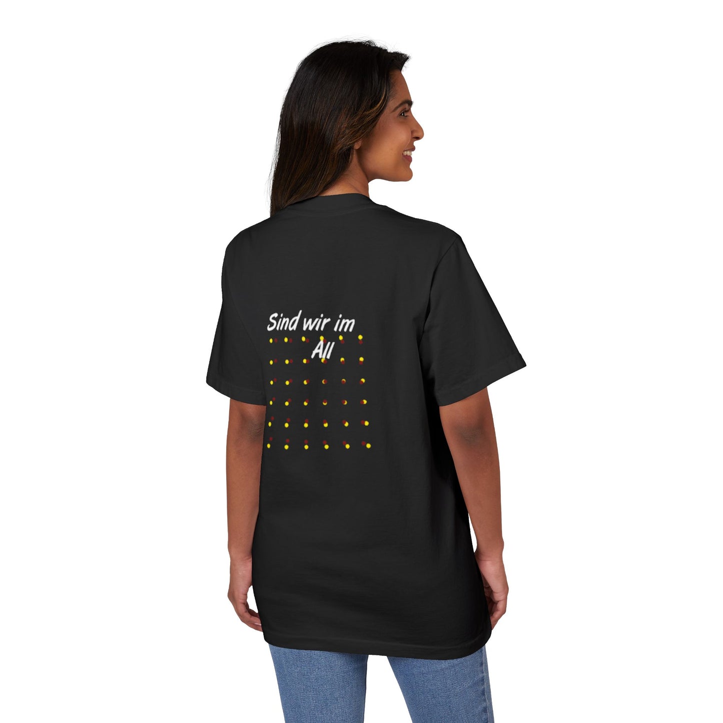 Drop-Shoulder T-Shirt - Chic sind wir im All