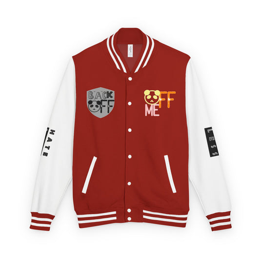 Unisex Heavyweight Letterman Jacket - Fun Panda Graphic Design