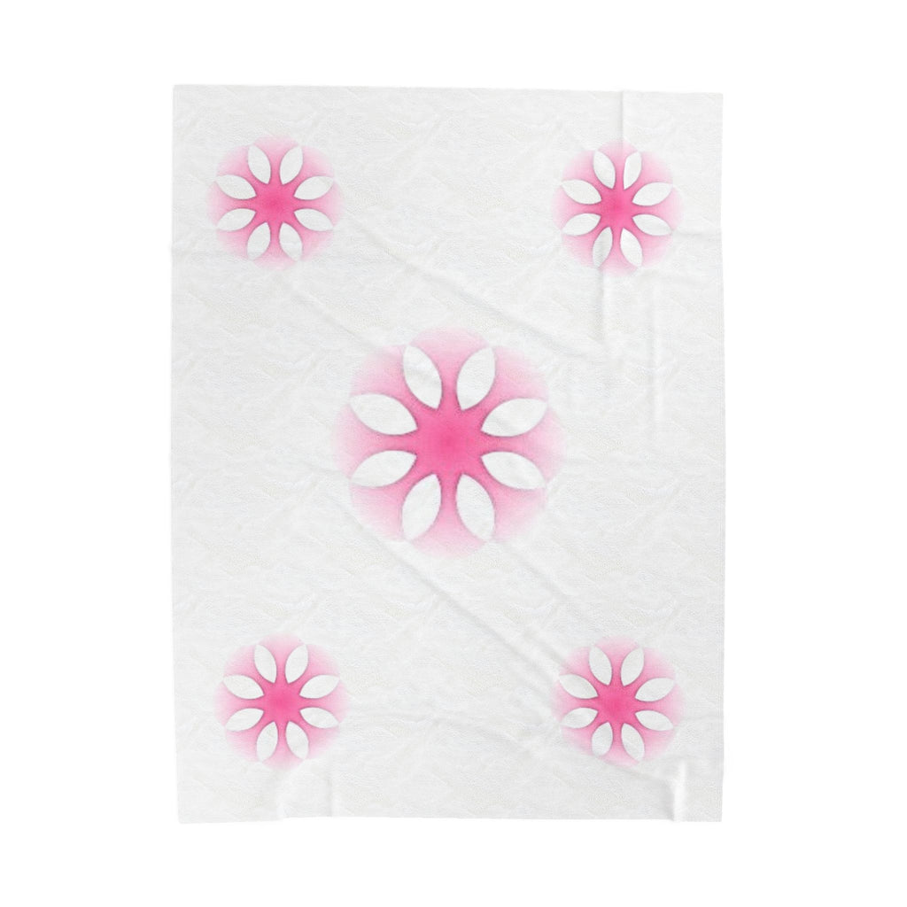 Cozy Floral Velveteen Plush Blanket for Comfort and Style