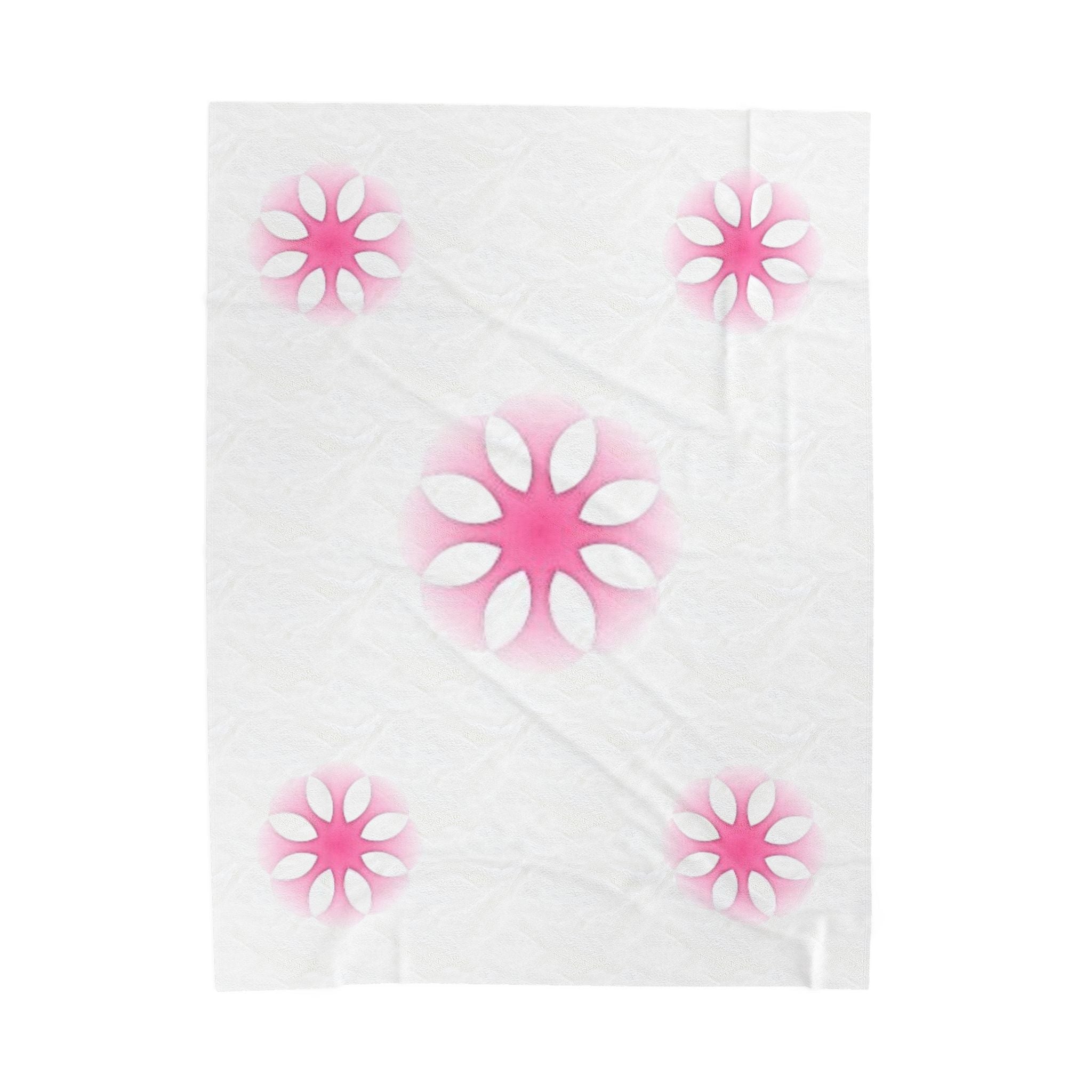 Cozy Floral Velveteen Plush Blanket for Comfort and Style