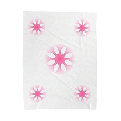 Cozy Floral Velveteen Plush Blanket for Comfort and Style