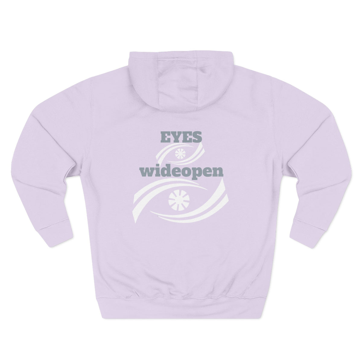 Fleece Hoodie, Cozy Warmth, Casual Style, Perfect for All Seasons, Gift for Friends, EYES wideopen Design