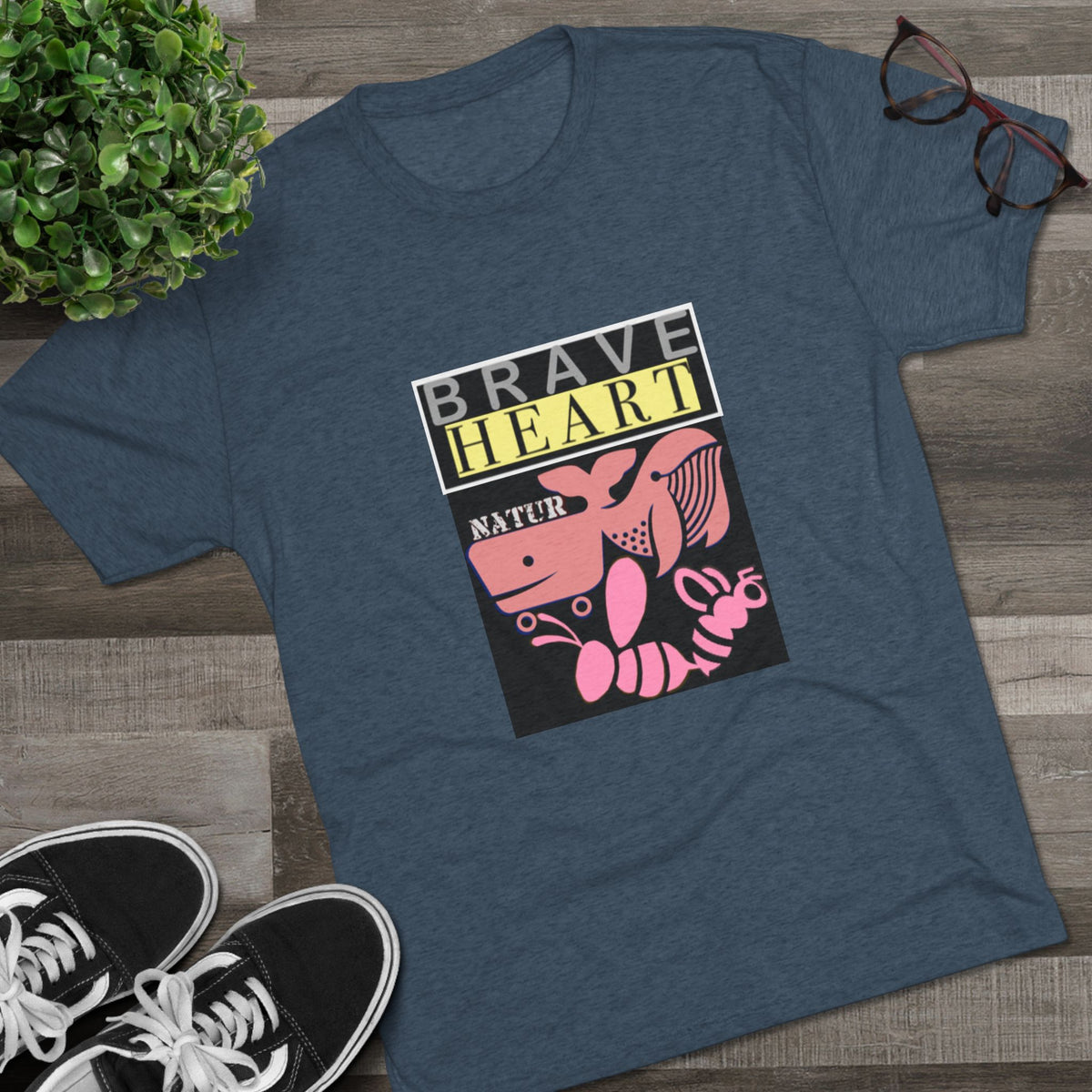 Brave Heart Tri-Blend Unisex T-Shirt