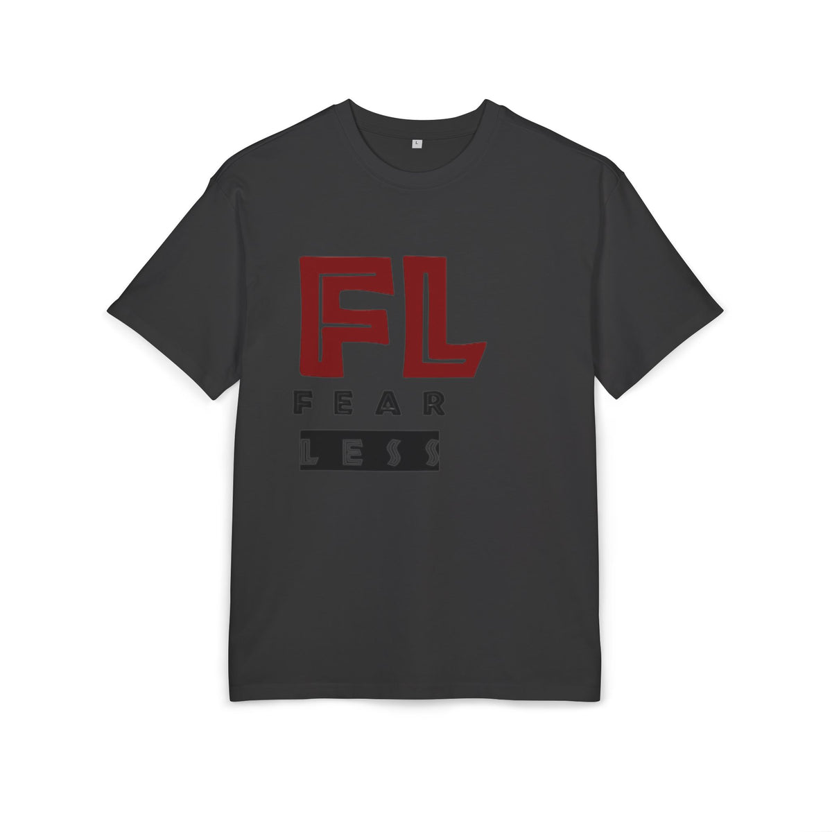 Fearless Unisex Heavy Oversize Tee - Empowering Statement Shirt