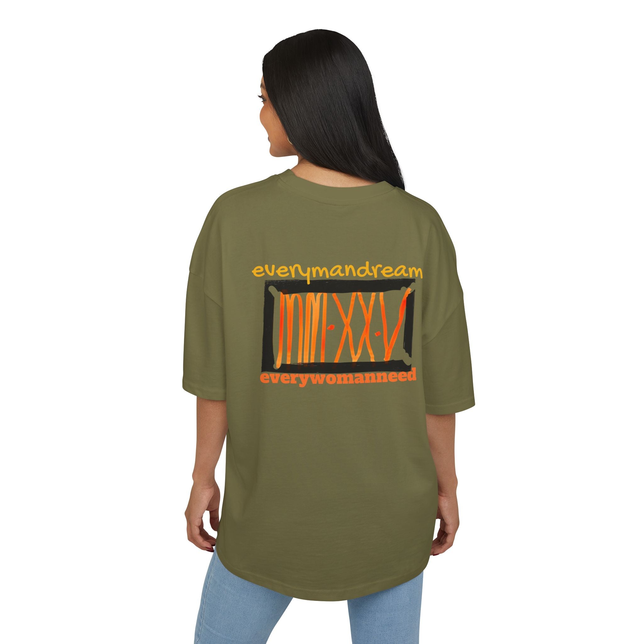 Everyman Dream Unisex Box Tee - Soft Cotton Graphic T-Shirt for Casual Style