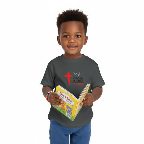 1Cross 3Nails 4Given Toddler Tee Printify