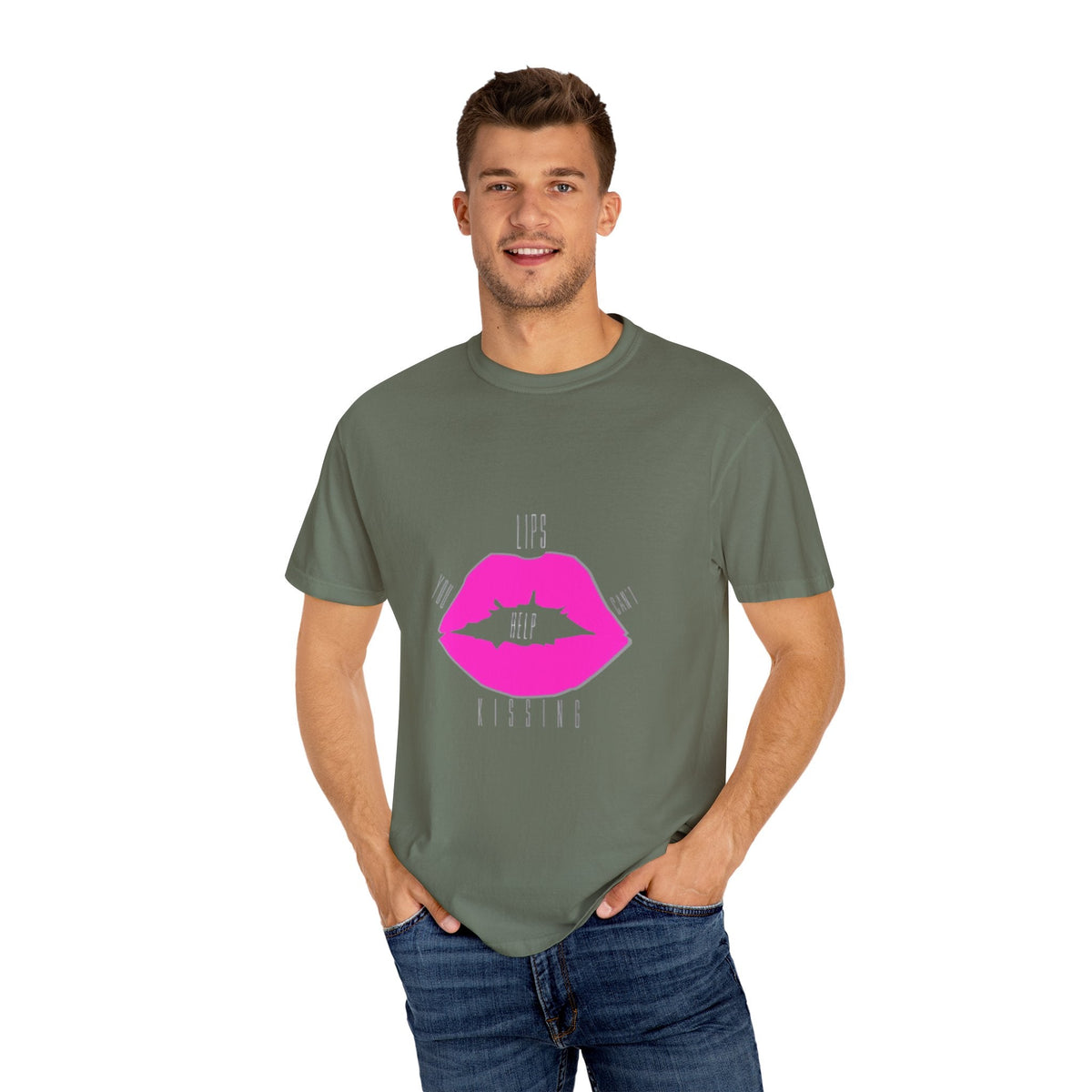 Kiss Mark Graphic Tee, Trendy Unisex T-shirt for Casual Wear, Perfect for Birthdays, Valentine’s Day, or Fun Gatherings, Statement Shirt Printify