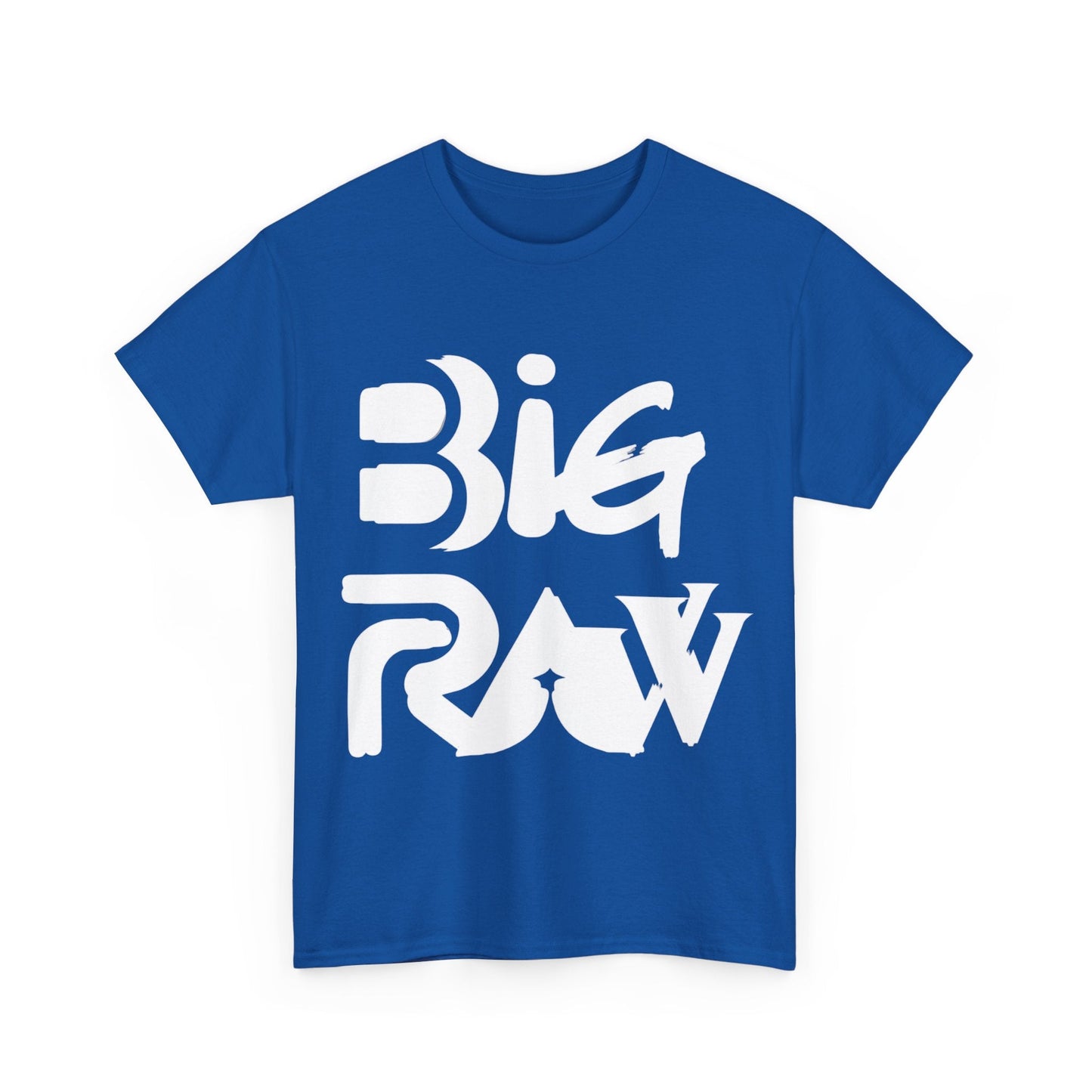 Big Raw Unisex Heavy Cotton Tee, Casual Streetwear Shirt, Gift for Him or Her, Everyday Fashion, Graphic Tee, Trendy Apparel Printify