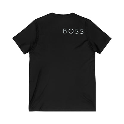 Unisex Jersey Short Sleeve V-Neck Tee