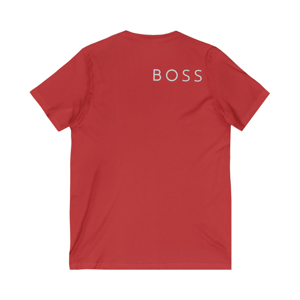 Unisex Jersey Short Sleeve V-Neck Tee