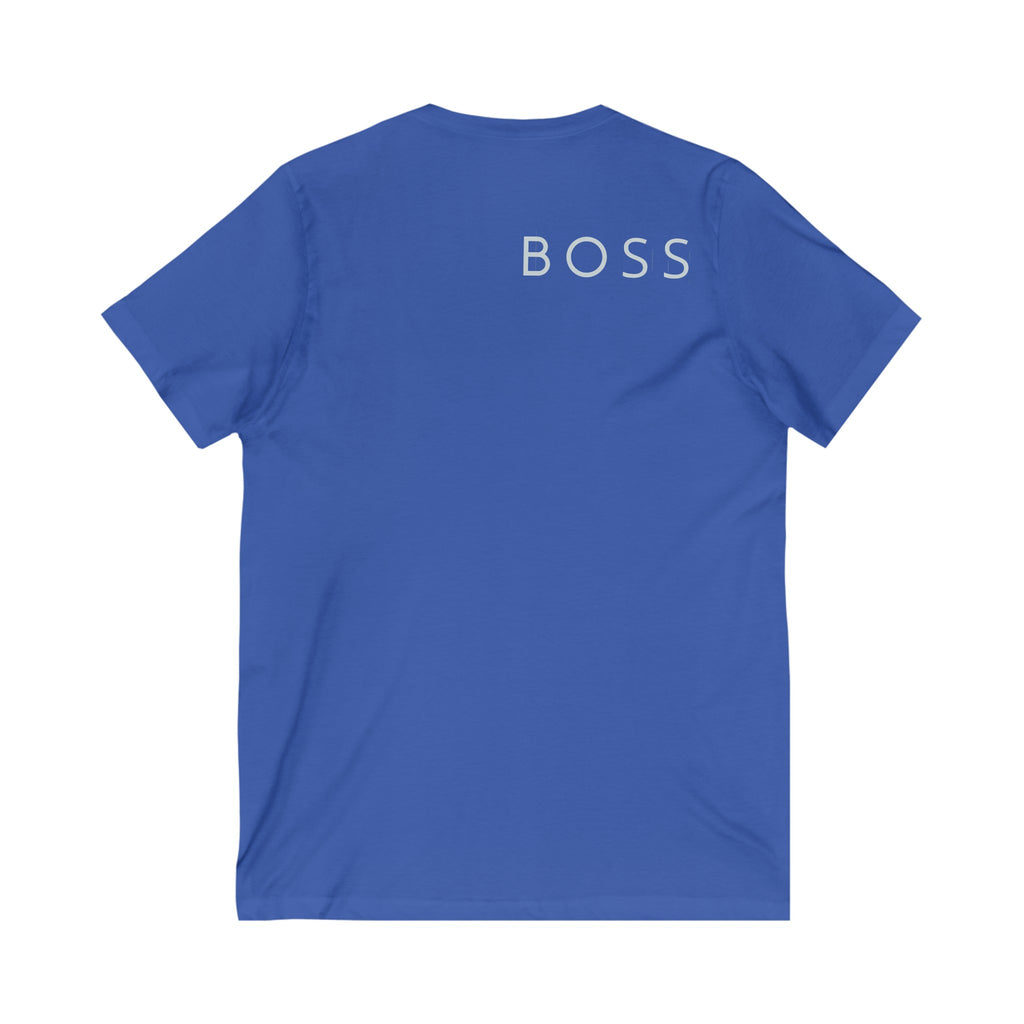 Unisex Jersey Short Sleeve V-Neck Tee
