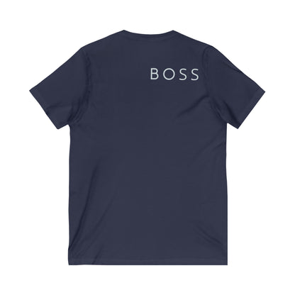 Unisex Jersey Short Sleeve V-Neck Tee