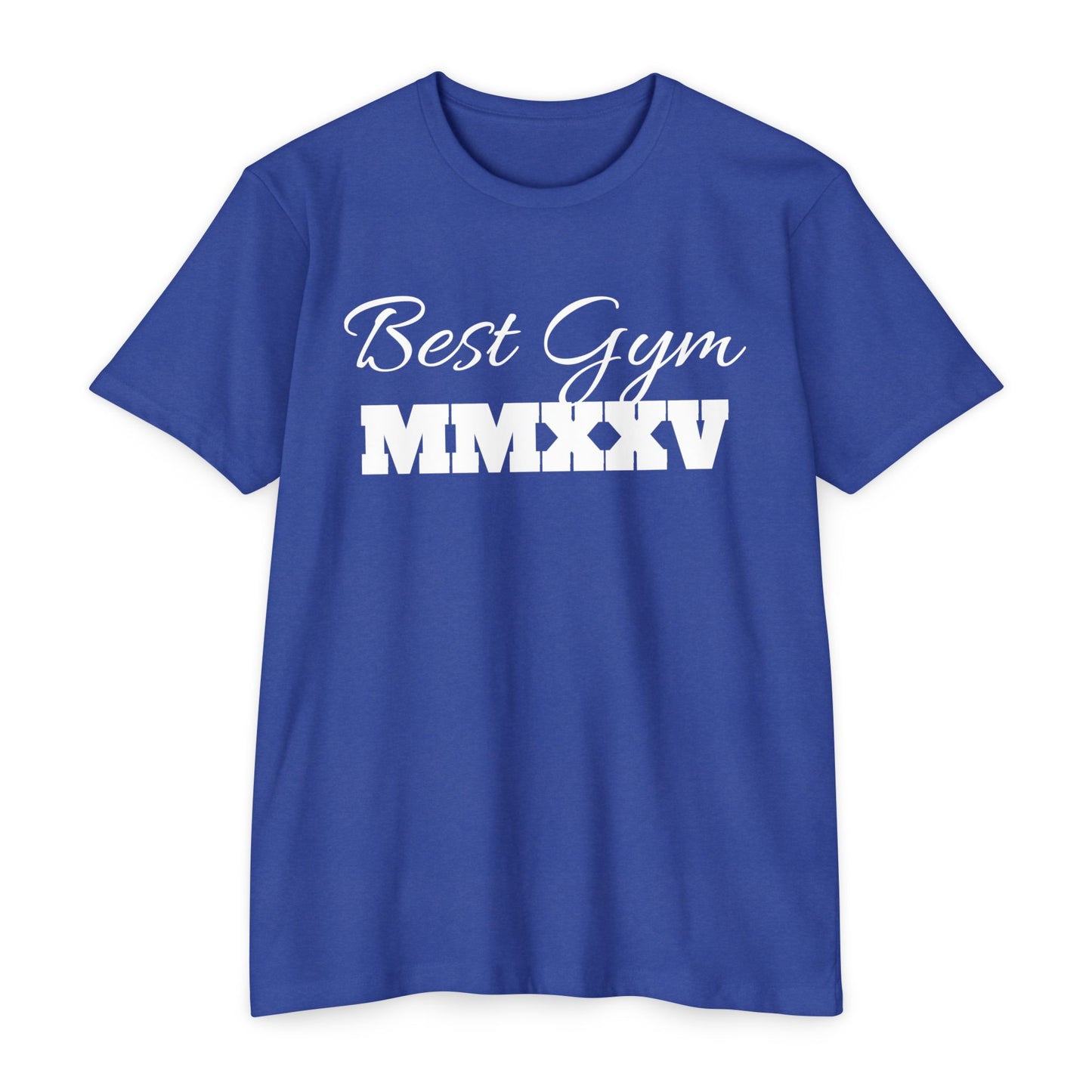 Best Gym Unisex CVC Jersey T-Shirt - Comfortable Fitness Apparel
