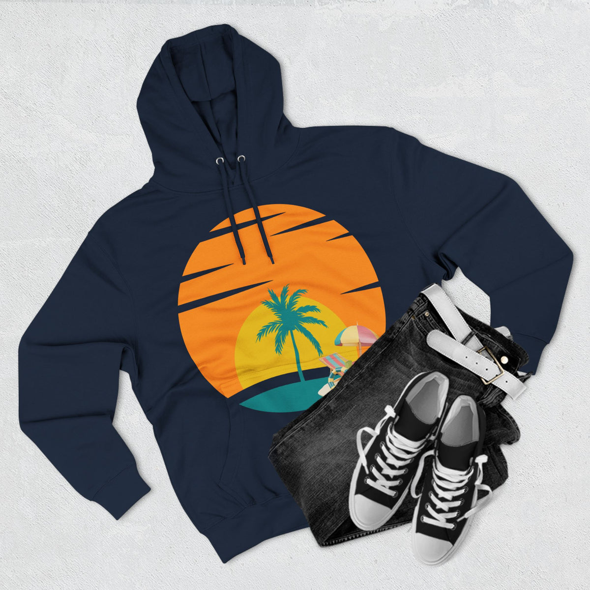 Fleece Hoodie - 'iland' Design