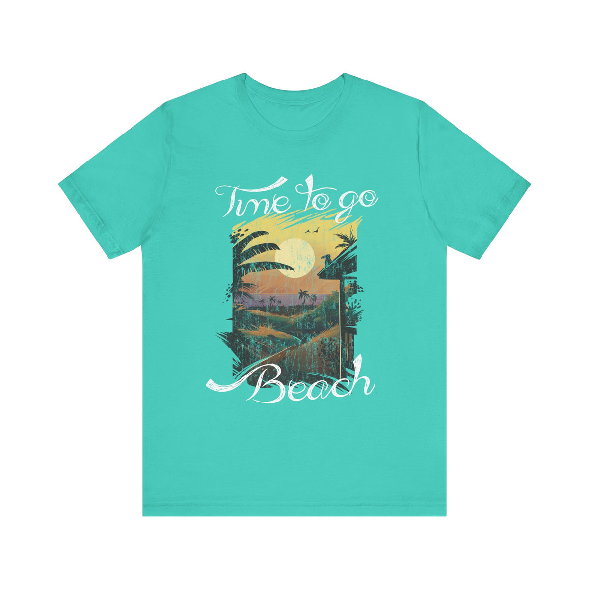 Il est temps d’aller à la plage Tee-shirt unisexe 