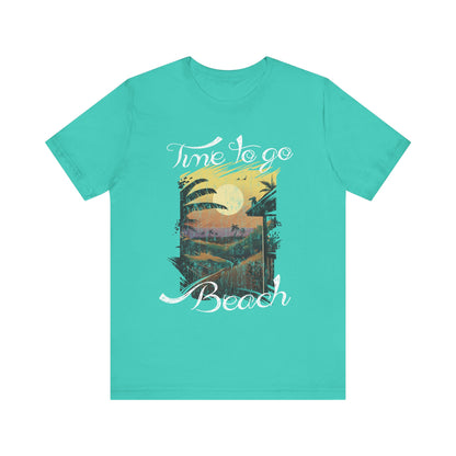 Il est temps d’aller à la plage Tee-shirt unisexe 