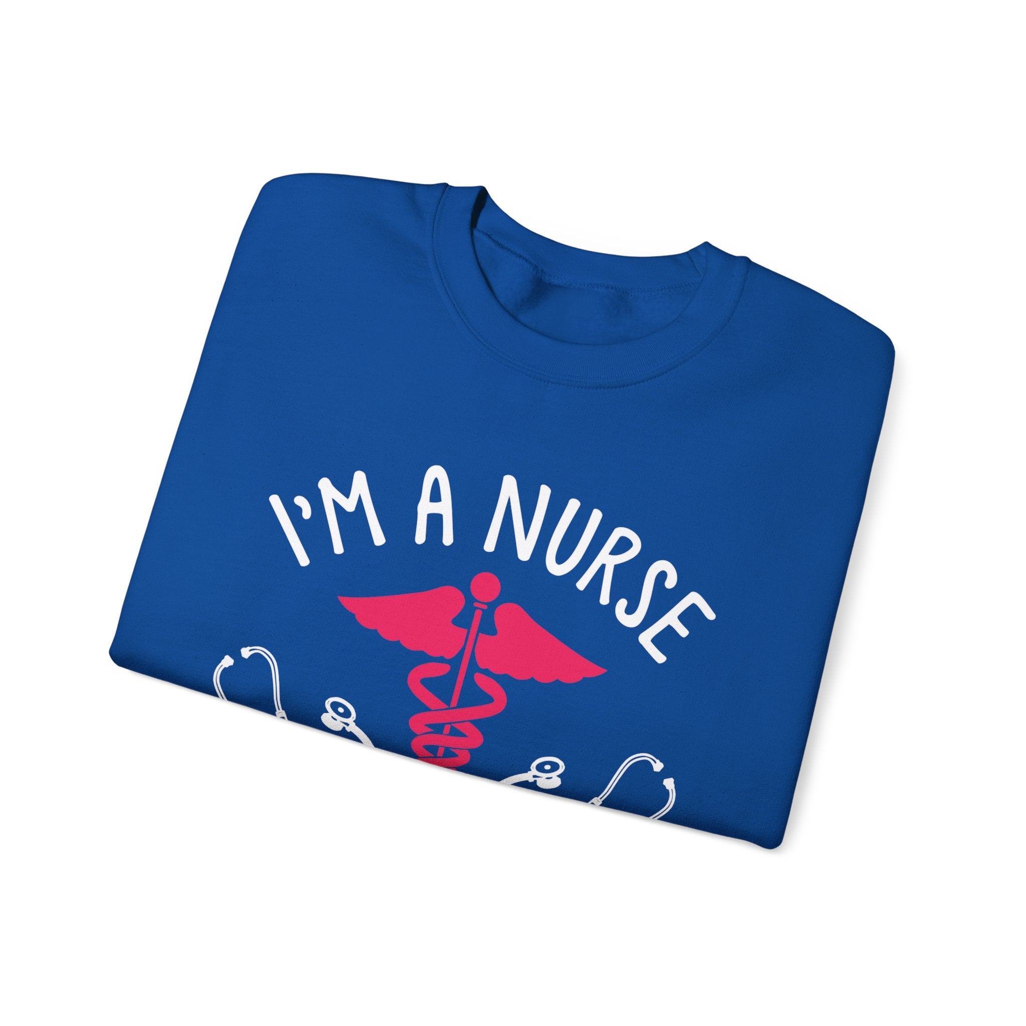 Je suis un sweat-shirt unisexe infirmière 