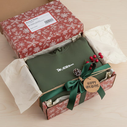 Cropped Hoodie Touchdown Design Printify