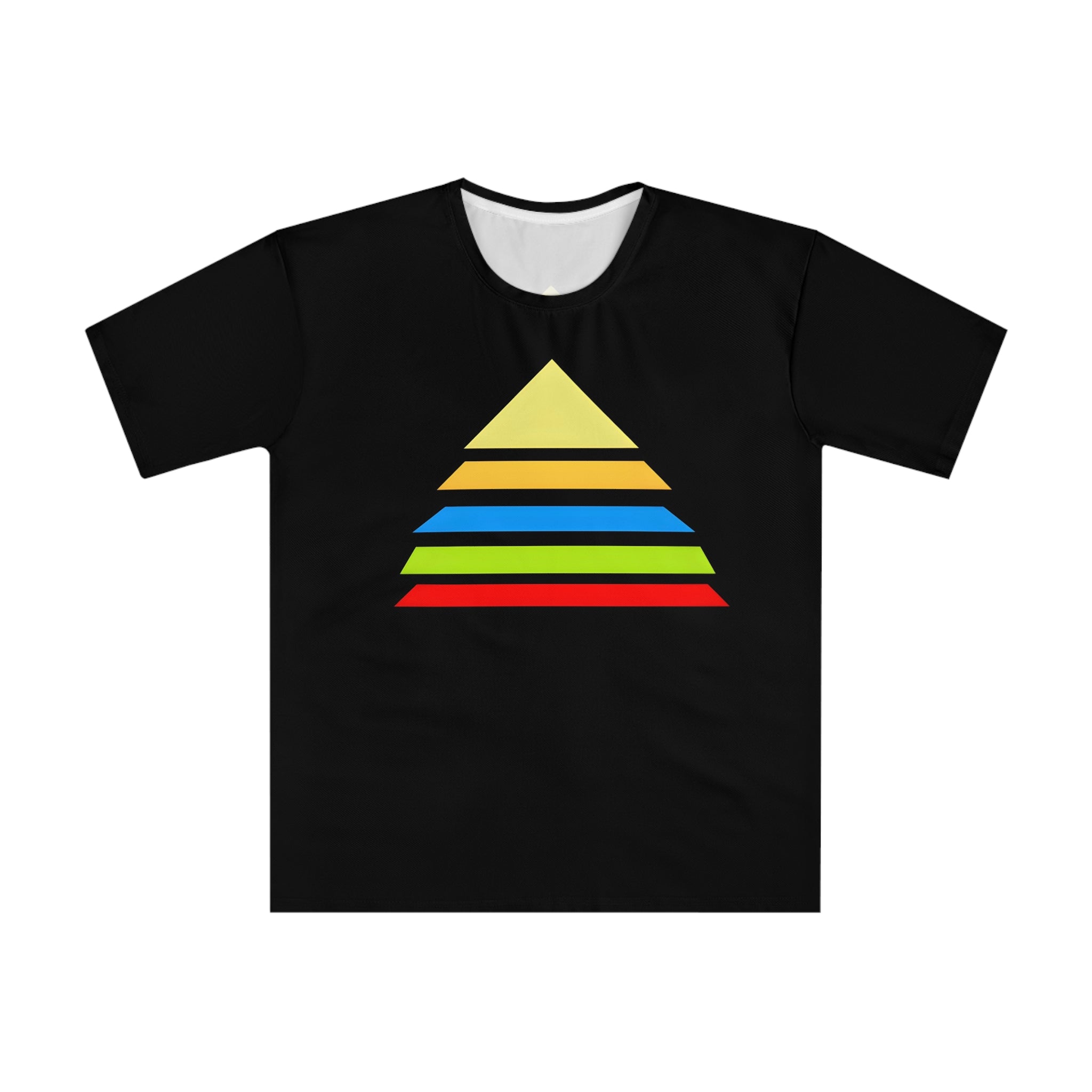 Loose T-shirt with Pyramid Design