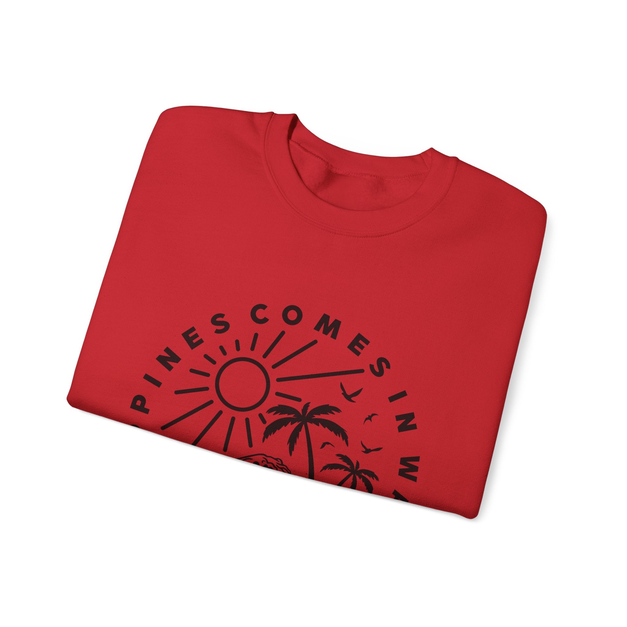 Le bonheur vient par vagues Sweatshirt 