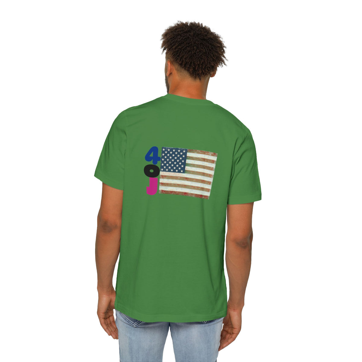 USA Flag Short-Sleeve T-Shirt, Patriotic Tee for Independence Day, Casual Wear, Gift for Veterans, Summer Style