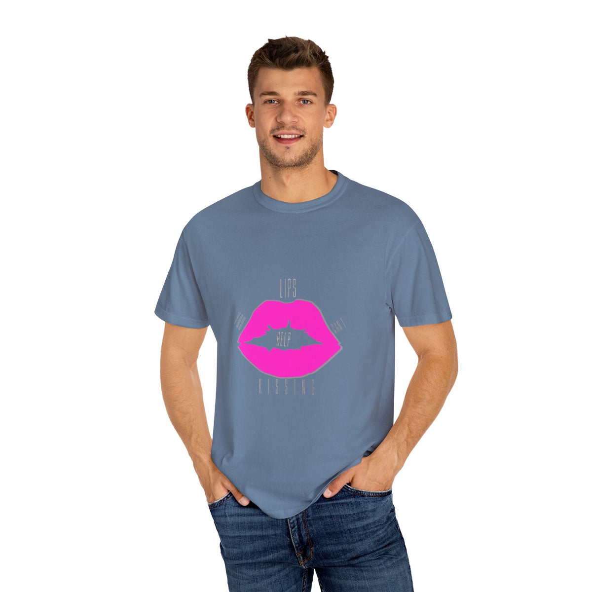 Kiss Mark Graphic Tee, Trendy Unisex T-shirt for Casual Wear, Perfect for Birthdays, Valentine’s Day, or Fun Gatherings, Statement Shirt Printify
