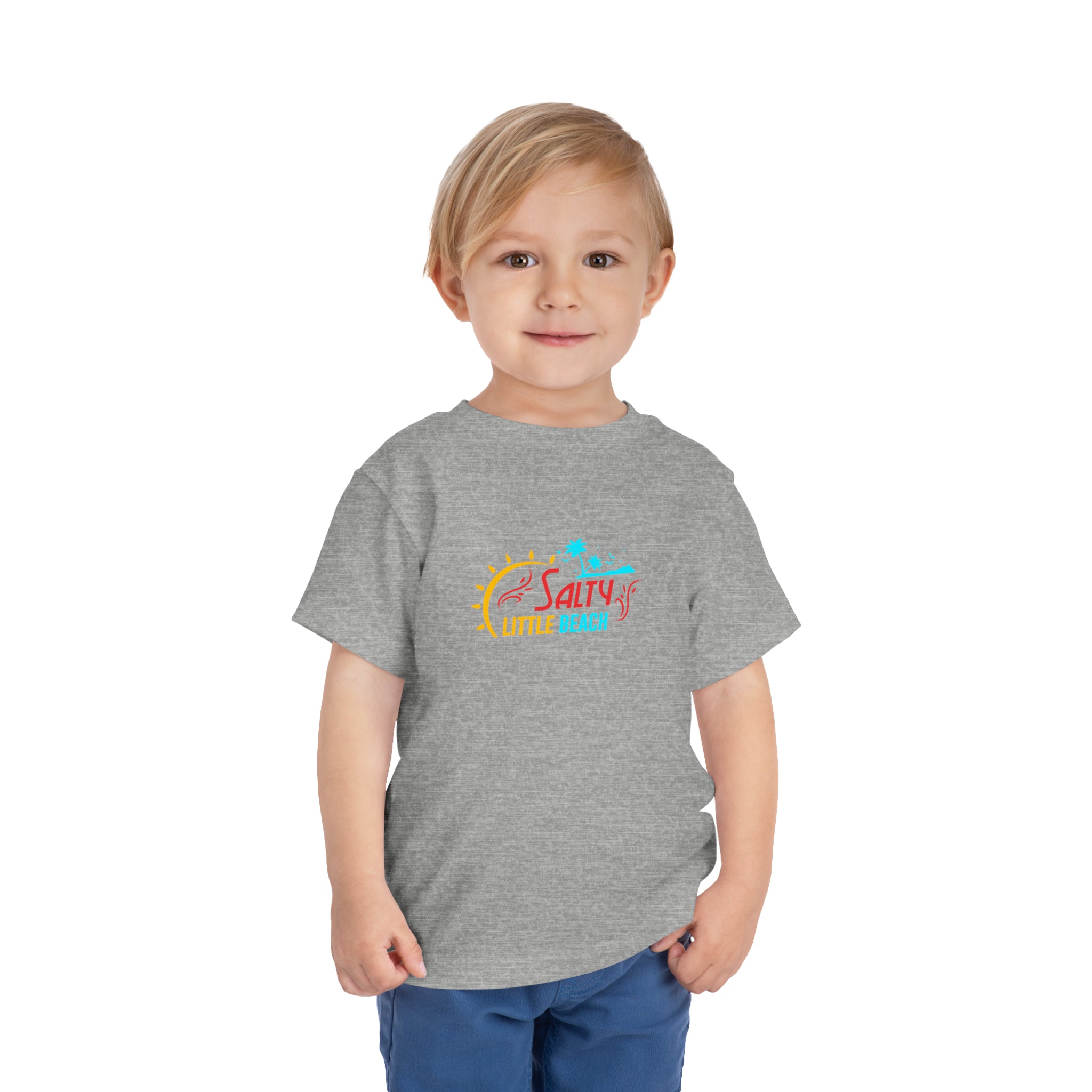 T-shirt pour tout-petits Salty Little Beach 
