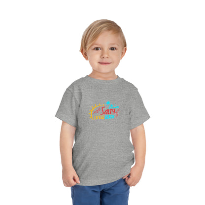T-shirt pour tout-petits Salty Little Beach 