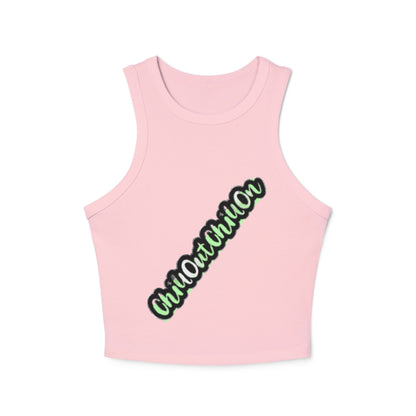 Micro Rib ChilloutChillOnTank Top