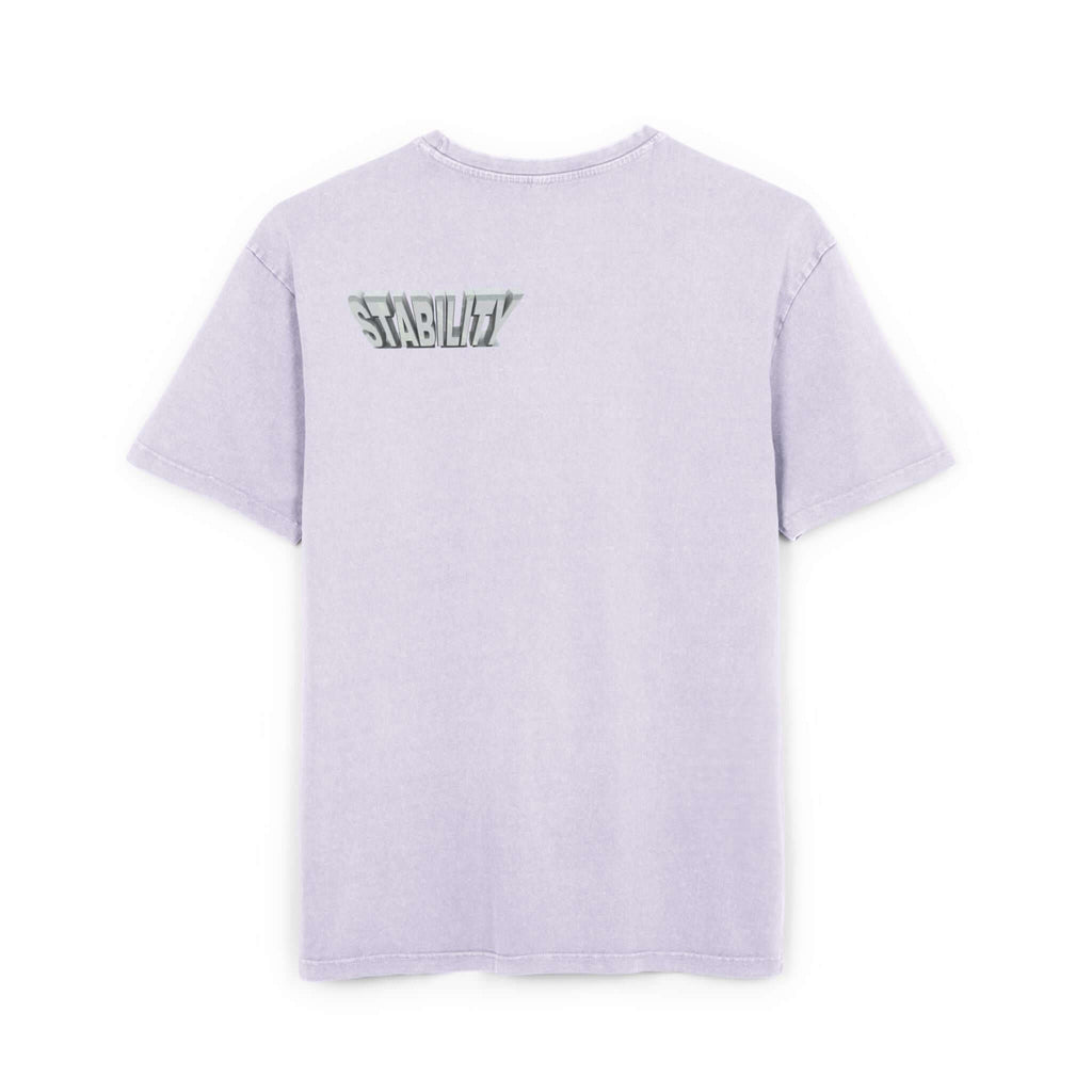 Oversize Tee Stability Acid Washed Men's Shirt
