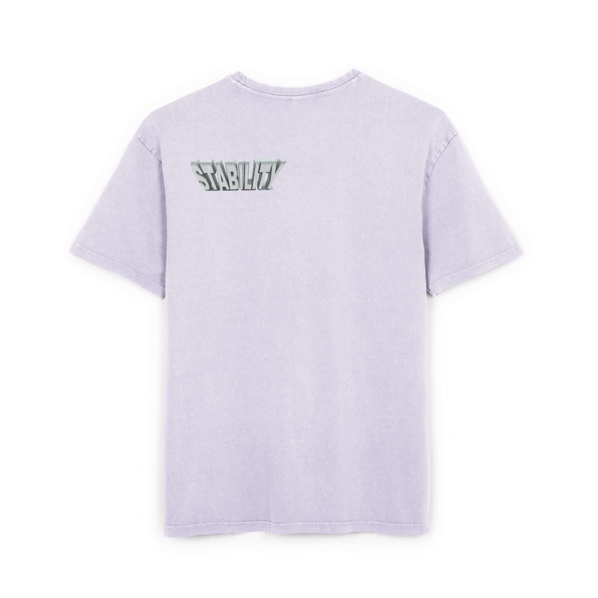 Oversize Tee Stability Acid Washed Men's Shirt