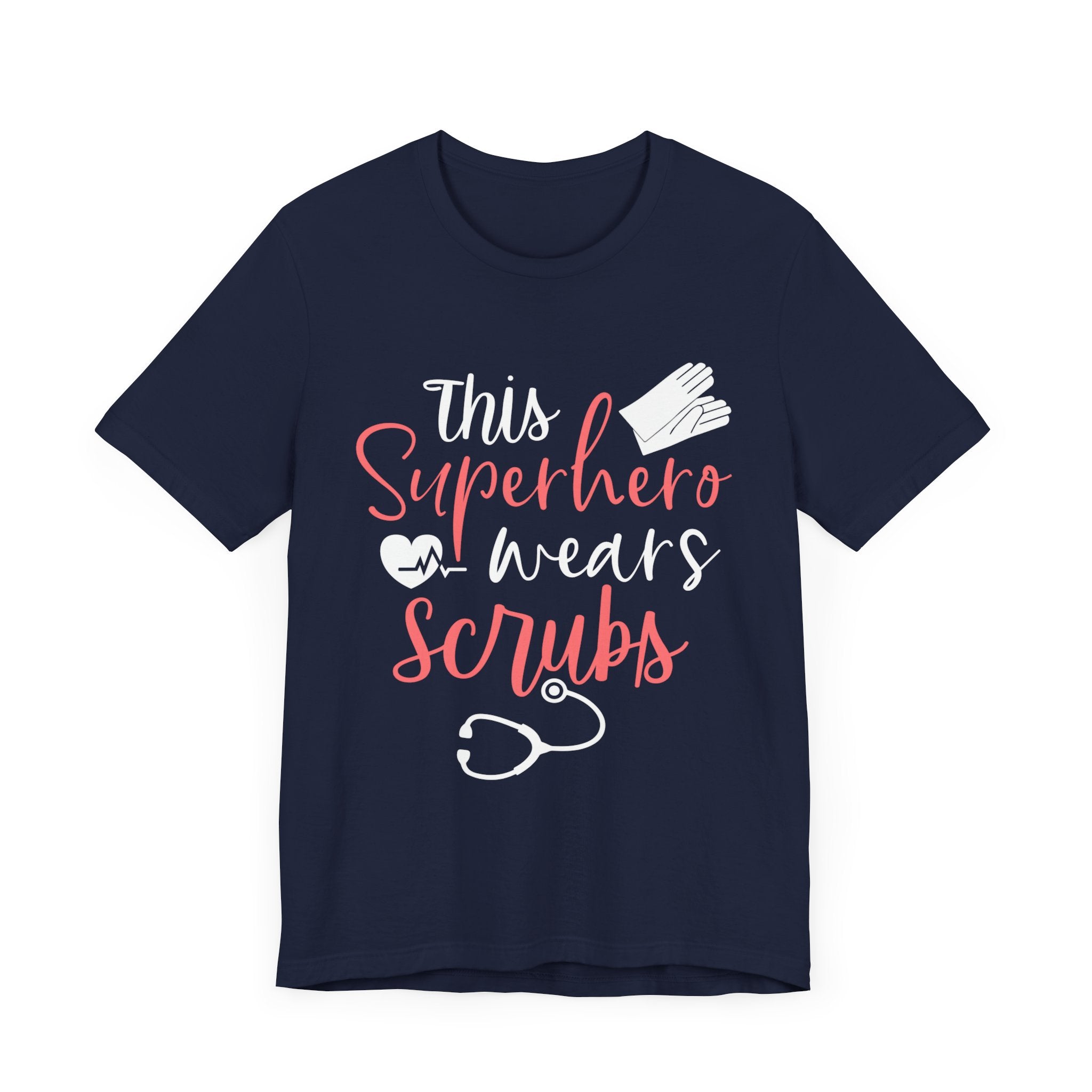 Ce super-héros porte un tee-shirt unisexe Scrubs 
