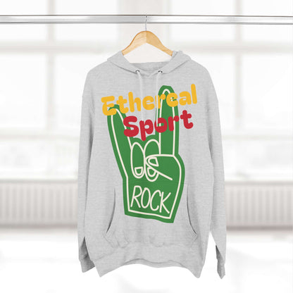 Fleece Hoodie - Ethereal Sport Rock Design