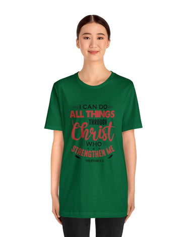 I Can Do All Things Trough Christ Unisex Tee - RC’nSONS