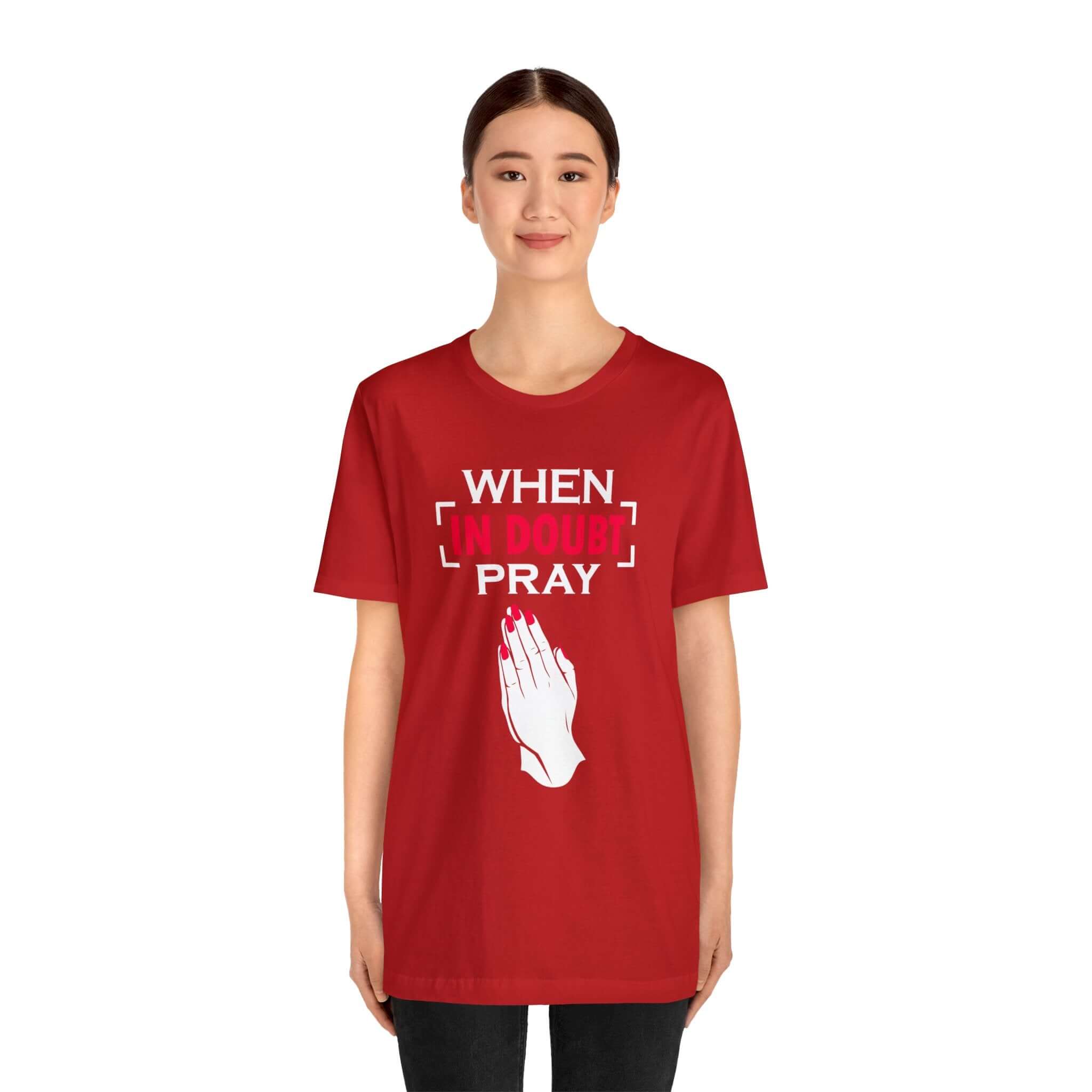 When In Doubt Pray Unisex Tee - RC’nSONS