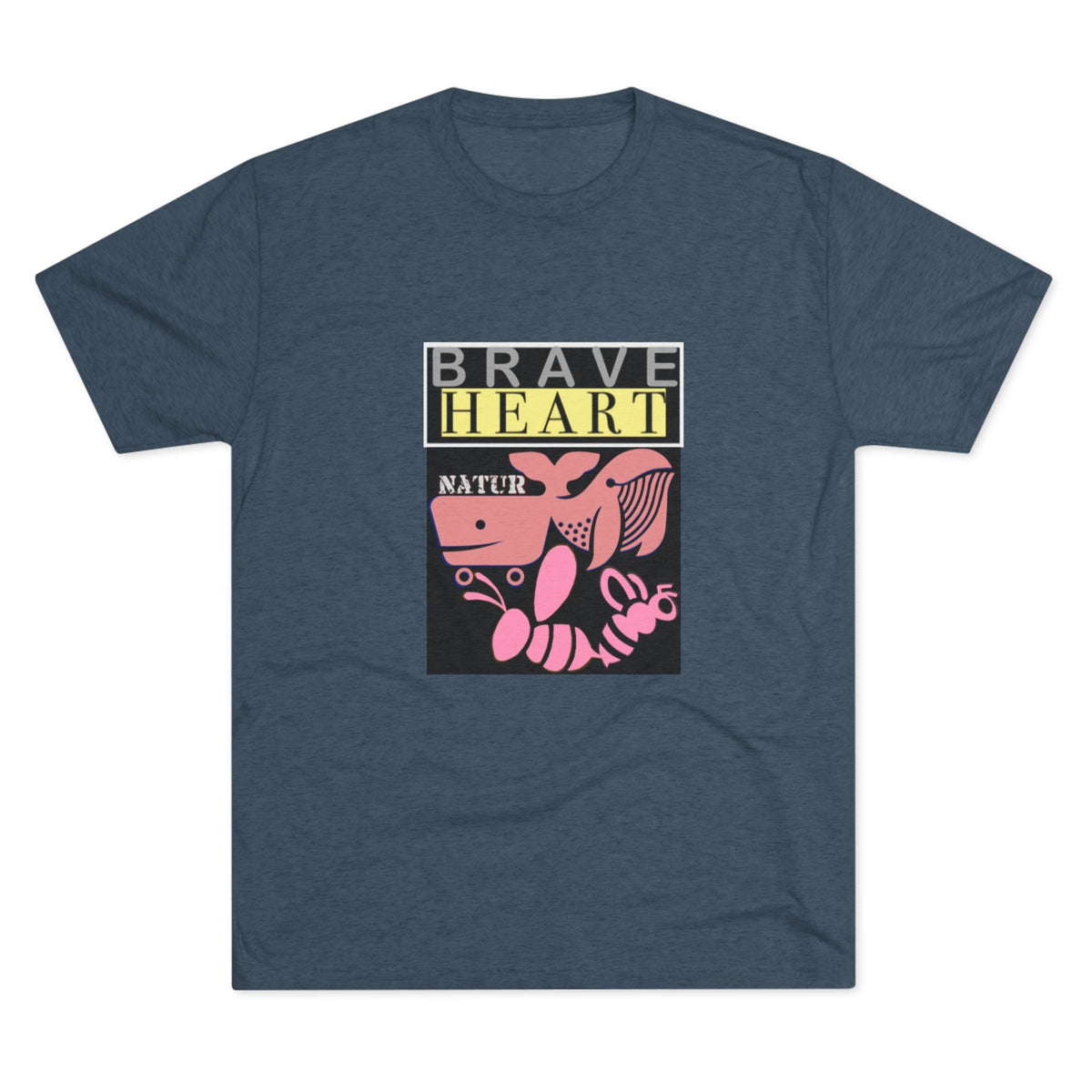Brave Heart Tri-Blend Unisex T-Shirt