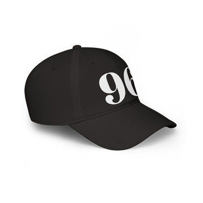 Vintage Red Baseball Cap with Bold '96' Design | Casual Sportswear