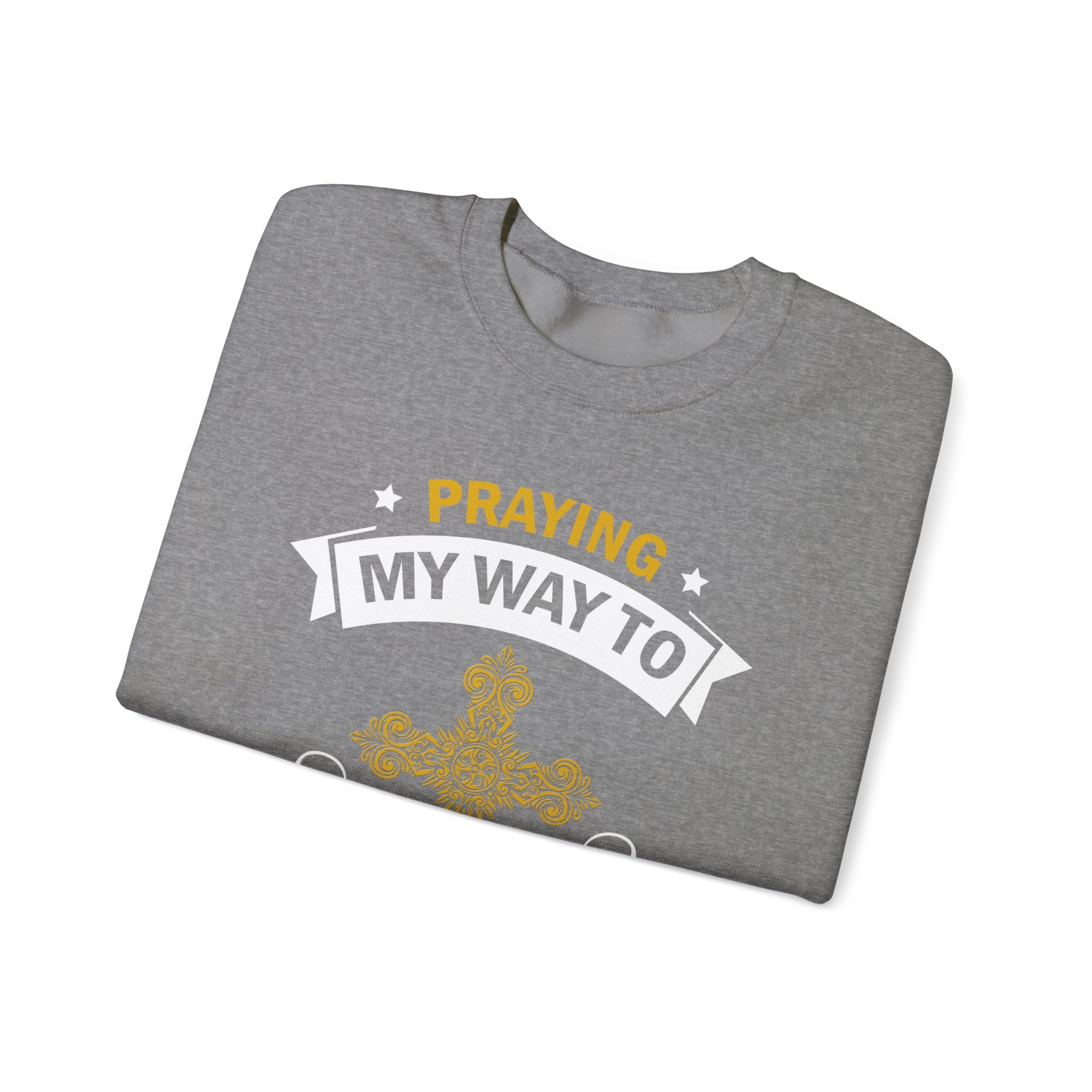 Prier mon chemin vers le succès Sweat-shirt unisexe 