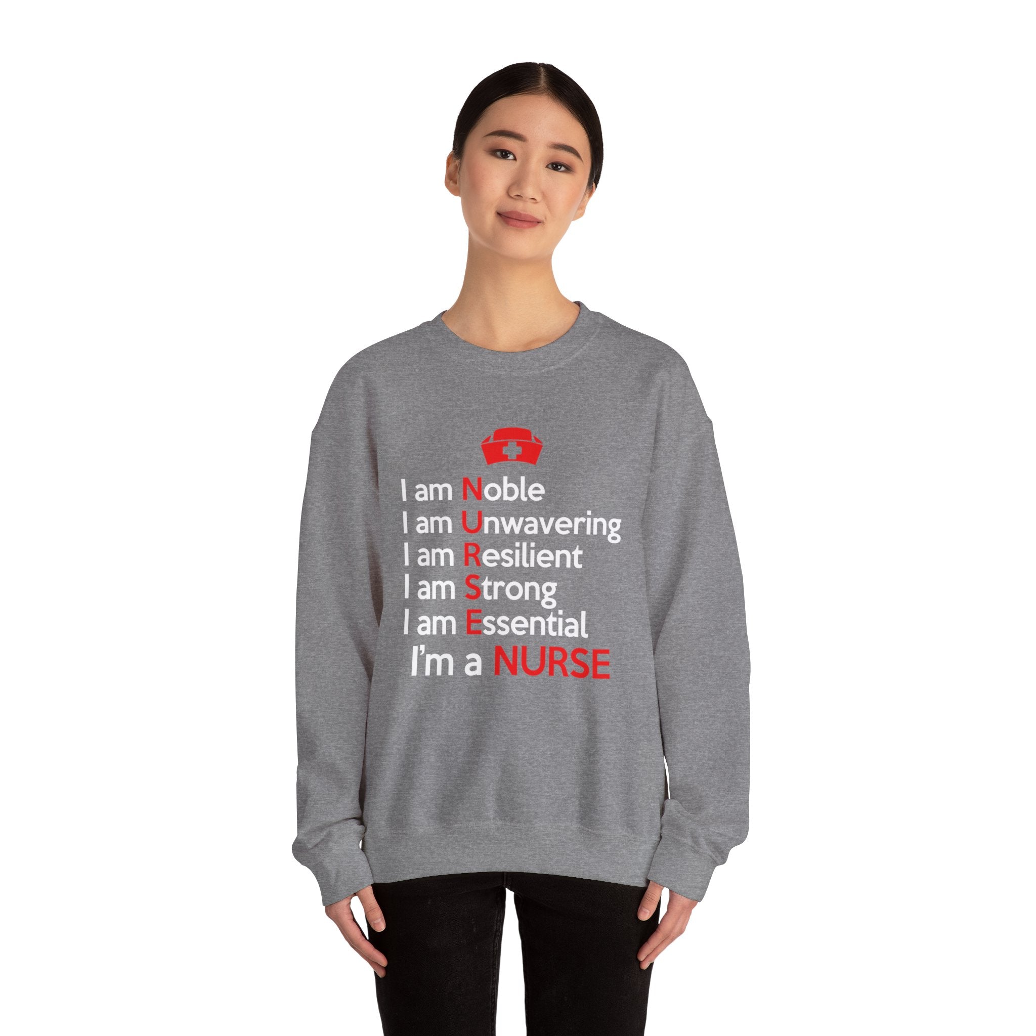 Je suis noble, je suis un sweat-shirt unisexe inébranlable 