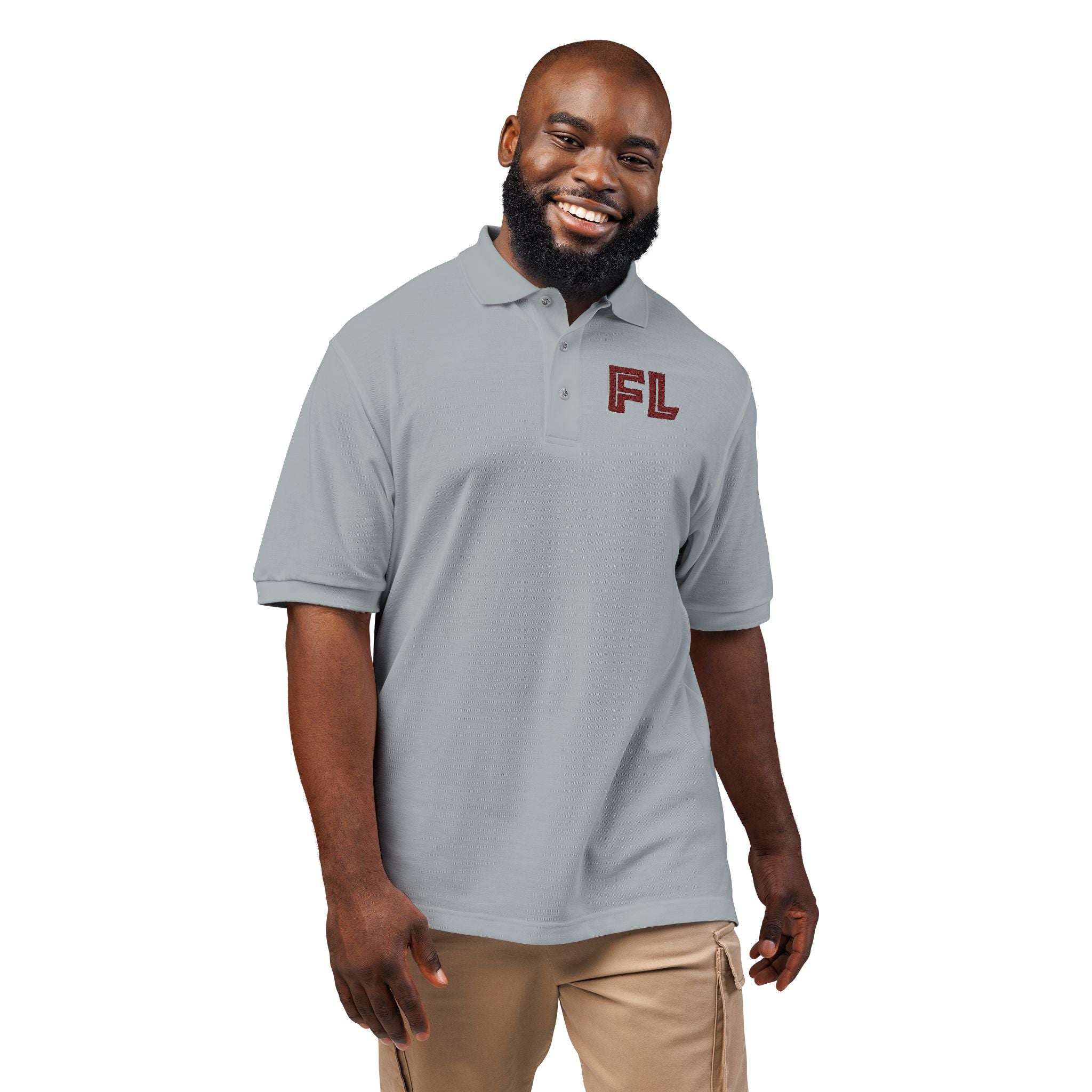 Stylish Embroidered Unisex Polo Shirt, Casual Wear, Gift for Him/Her, Summer or Holiday Fashion, Comfortable Polo Tee