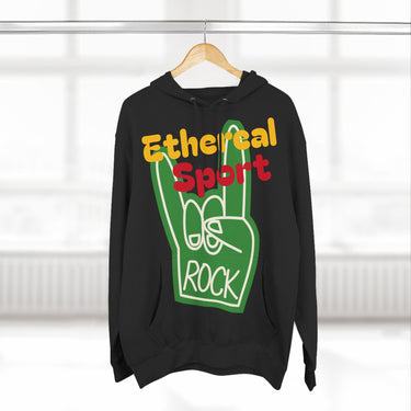 Fleece Hoodie - Ethereal Sport Rock Design