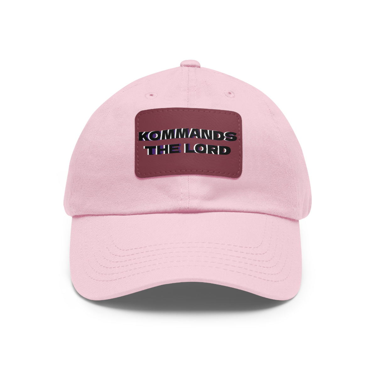 Dad Hat - Kommands The Lord Leather Patch Cap