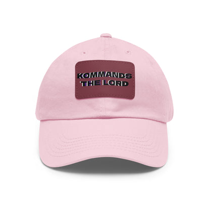 Dad Hat - Kommands The Lord Leather Patch Cap