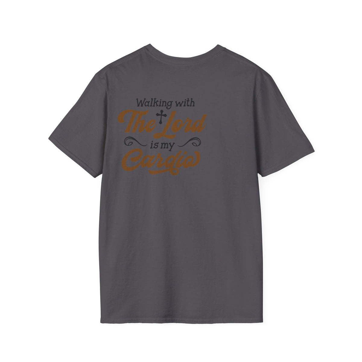 Faith-Inspired Unisex T-Shirt, The Lord is My Cardia, Christian Apparel, Spiritual Gift, Everyday Comfort Wear, Perfect for Church, [...] Printify