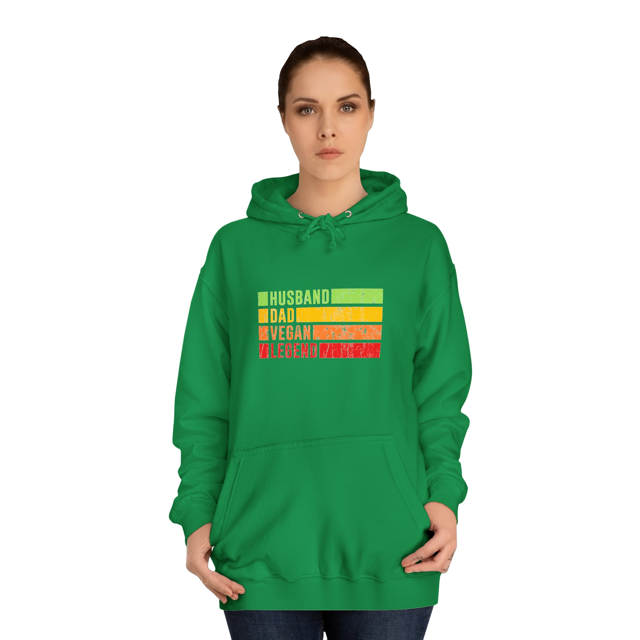 Sweat à capuche unisexe vintage végétalien 
