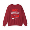 Dieu a créé en moi un sweat-shirt unisexe au bon cœur 