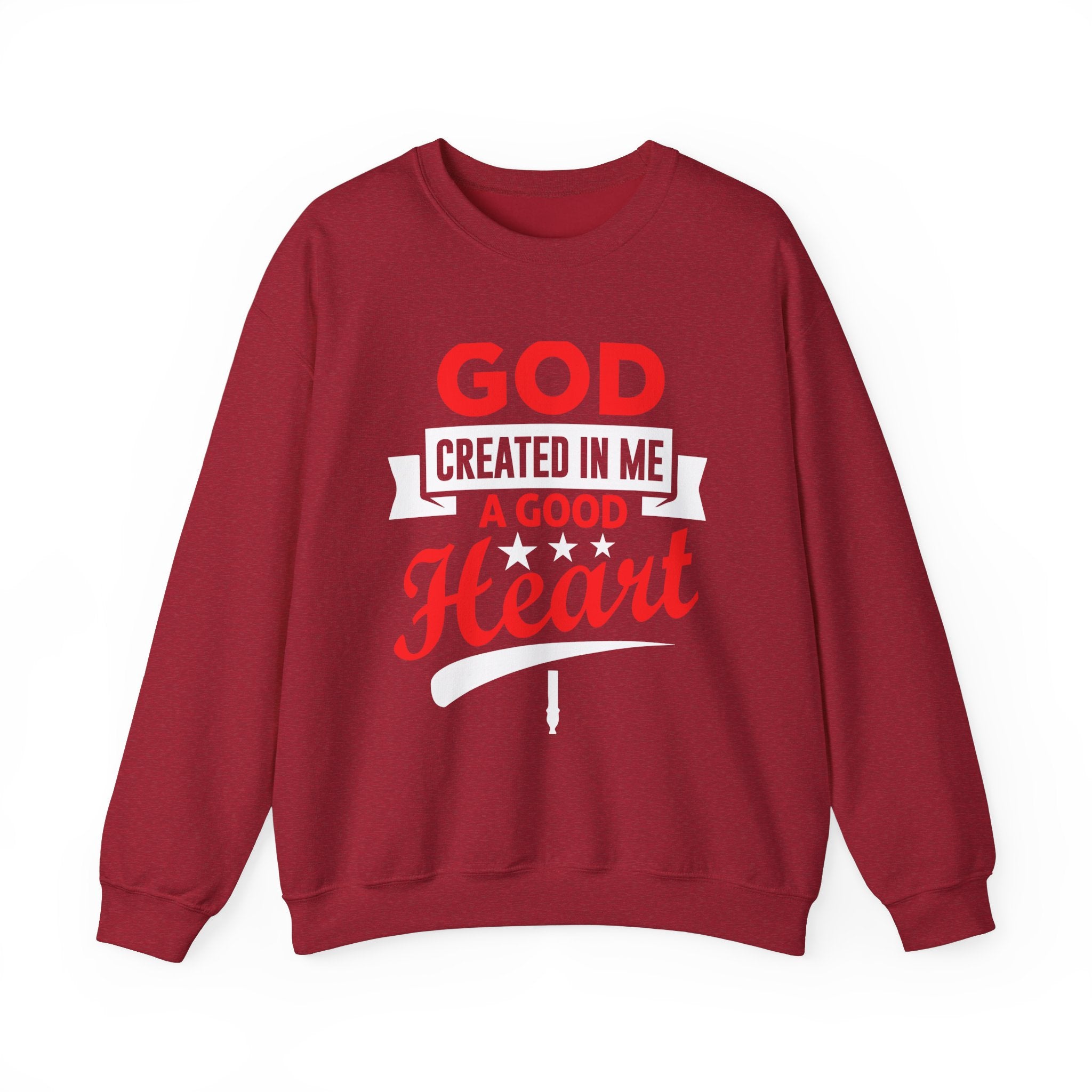 Dieu a créé en moi un sweat-shirt unisexe au bon cœur 