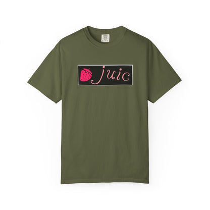Strawberry JUIC Unisex T-Shirt, Cute Graphic Tee, Summer Apparel, Gift for Fruit Lovers, Trendy Fashion, Casual Wear